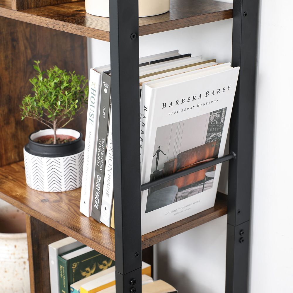 Industriële Boekenkast met Zigzag Design – Stijlvol & Functioneel - De Vries Meubels