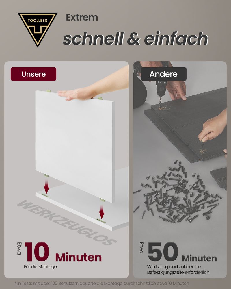 Nachtkastje met Stopcontact - Moderne Bijzettafel met Opbergruimte - De Vries Meubels