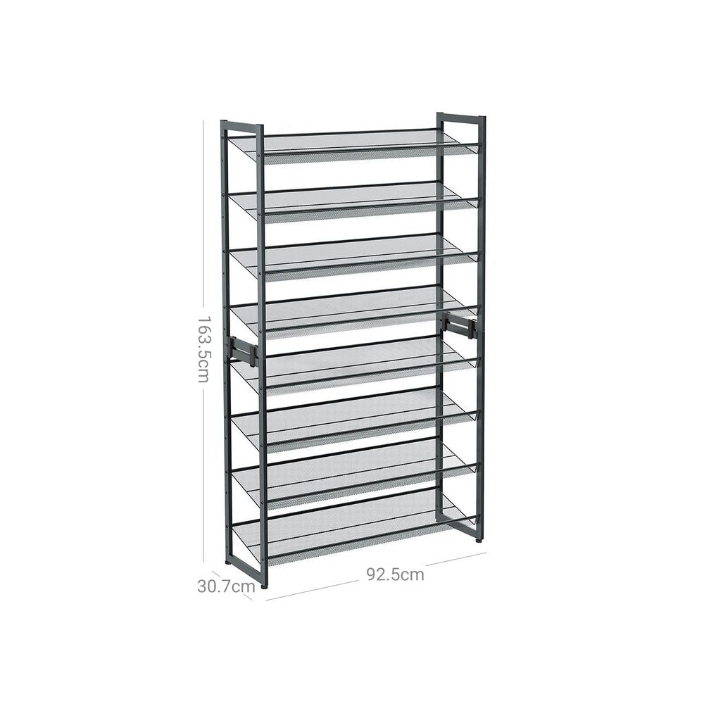 Schoenenrek 8 - laags - Stapelbaar Opbergrek - Schoenenorganizer - De Vries Meubels