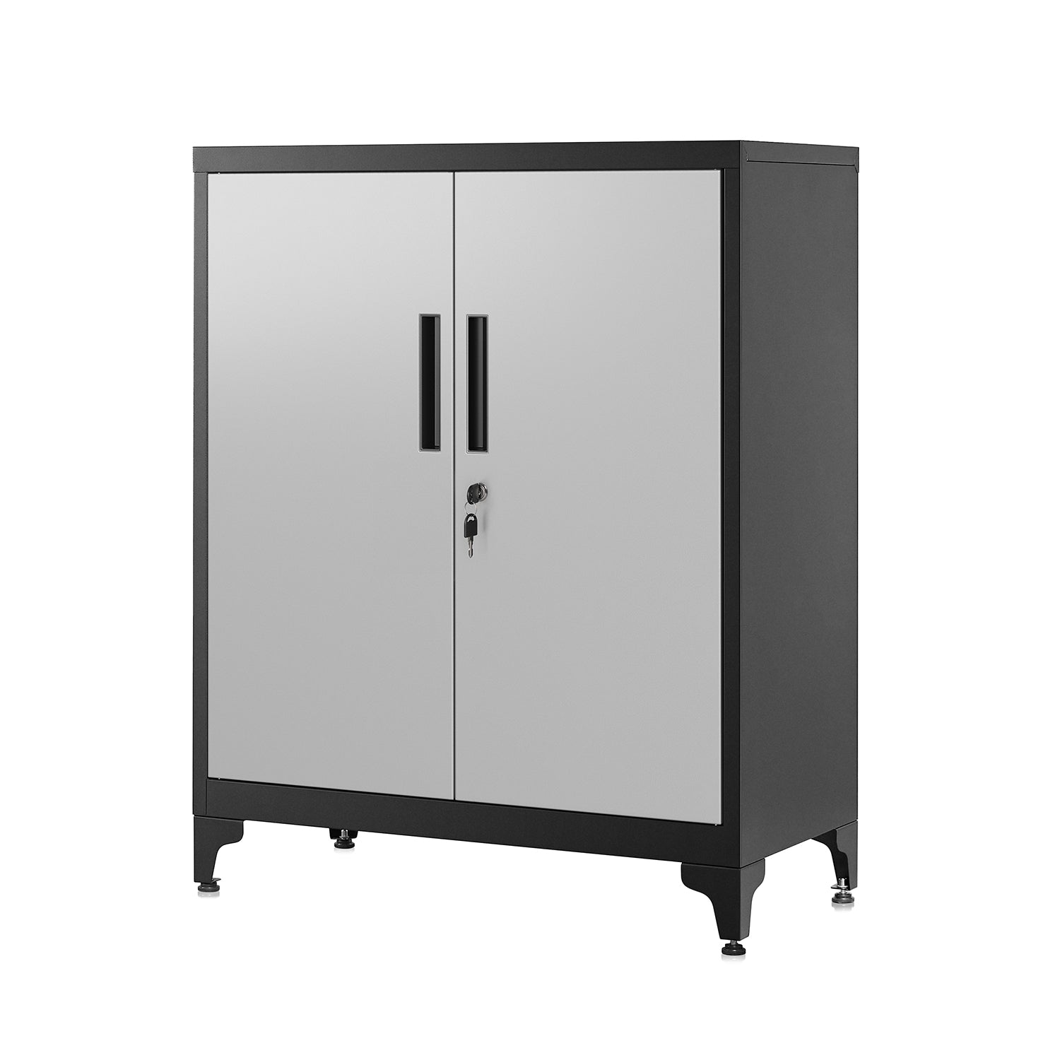 Multifunctionele Opbergkast Zilver 80 cm