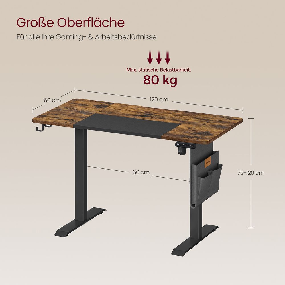 Elektrisch Verstelbaar Bureau - Sta Bureau - Ergonomische Werkplek - De Vries Meubels