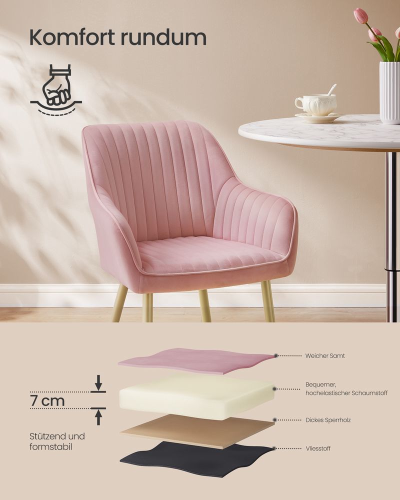 Luxe eetkamerstoelen met armleuning - De Vries Meubels